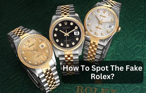 rolex herkennen|how to tell a Rolex.